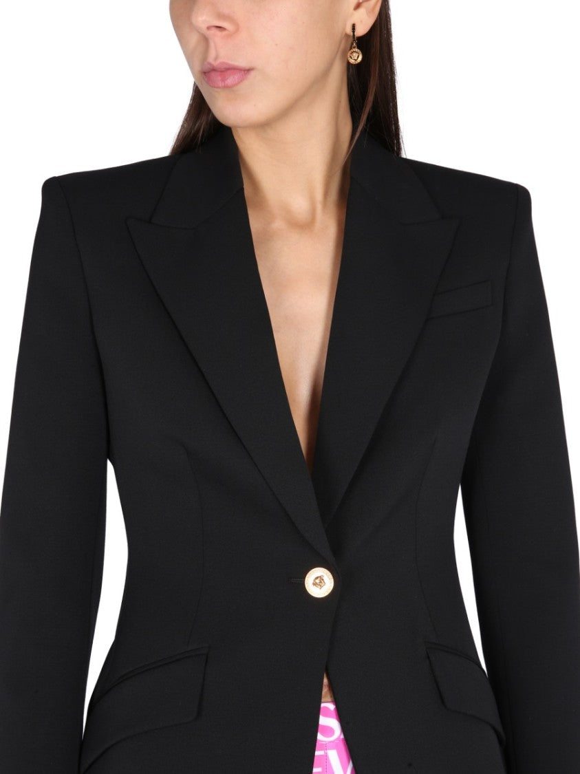 Versace Single-Breasted Jacket