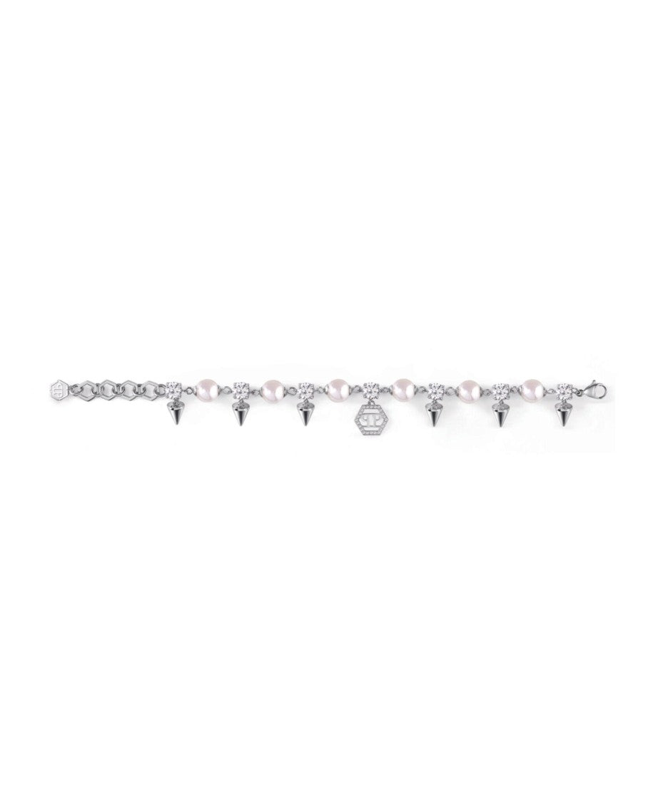 Philipp Plein Rhapsody Bracelet With Polyresin Pearls And Preciosa Crystals