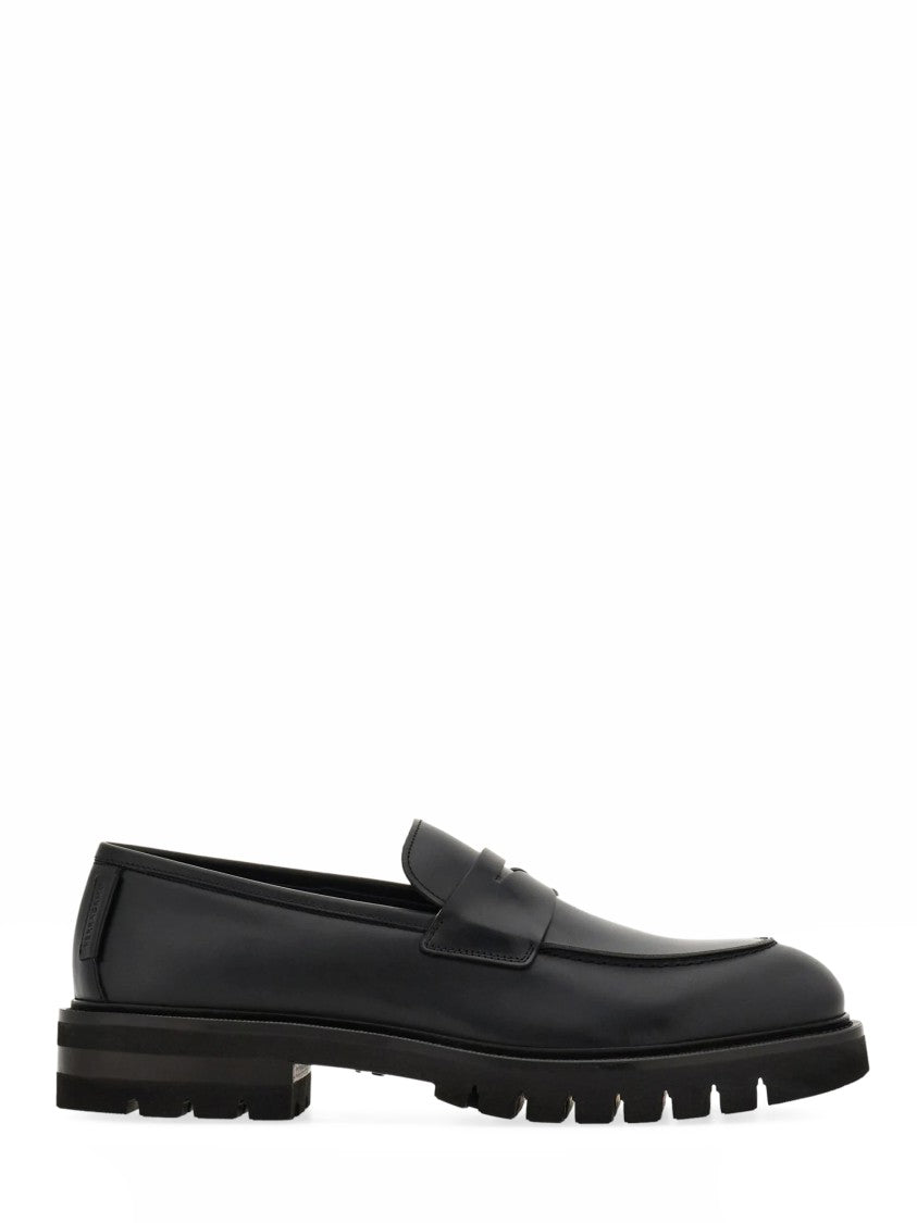 Ferragamo Flat Shoes With Minimalist Silhouette
