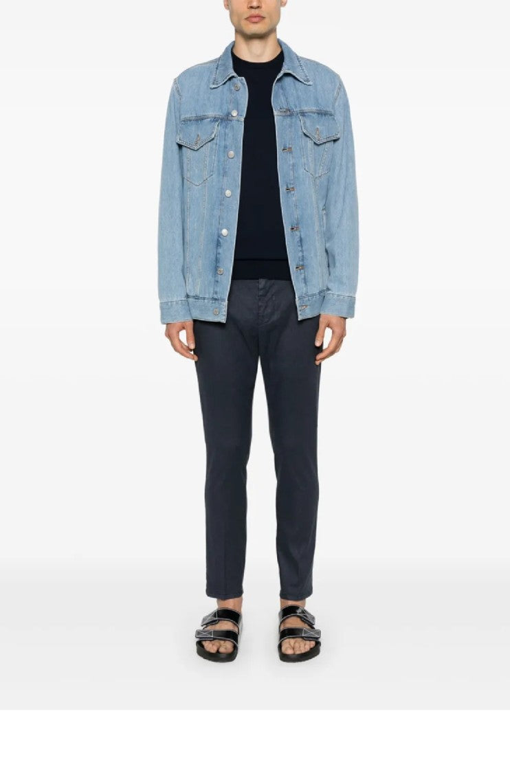 Tagliatore Tailored Black Cotton T-Shirt