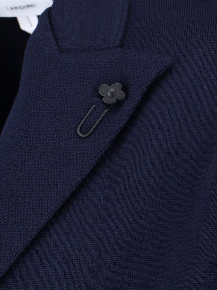 Lardini Double-Breasted Blazer – Navy