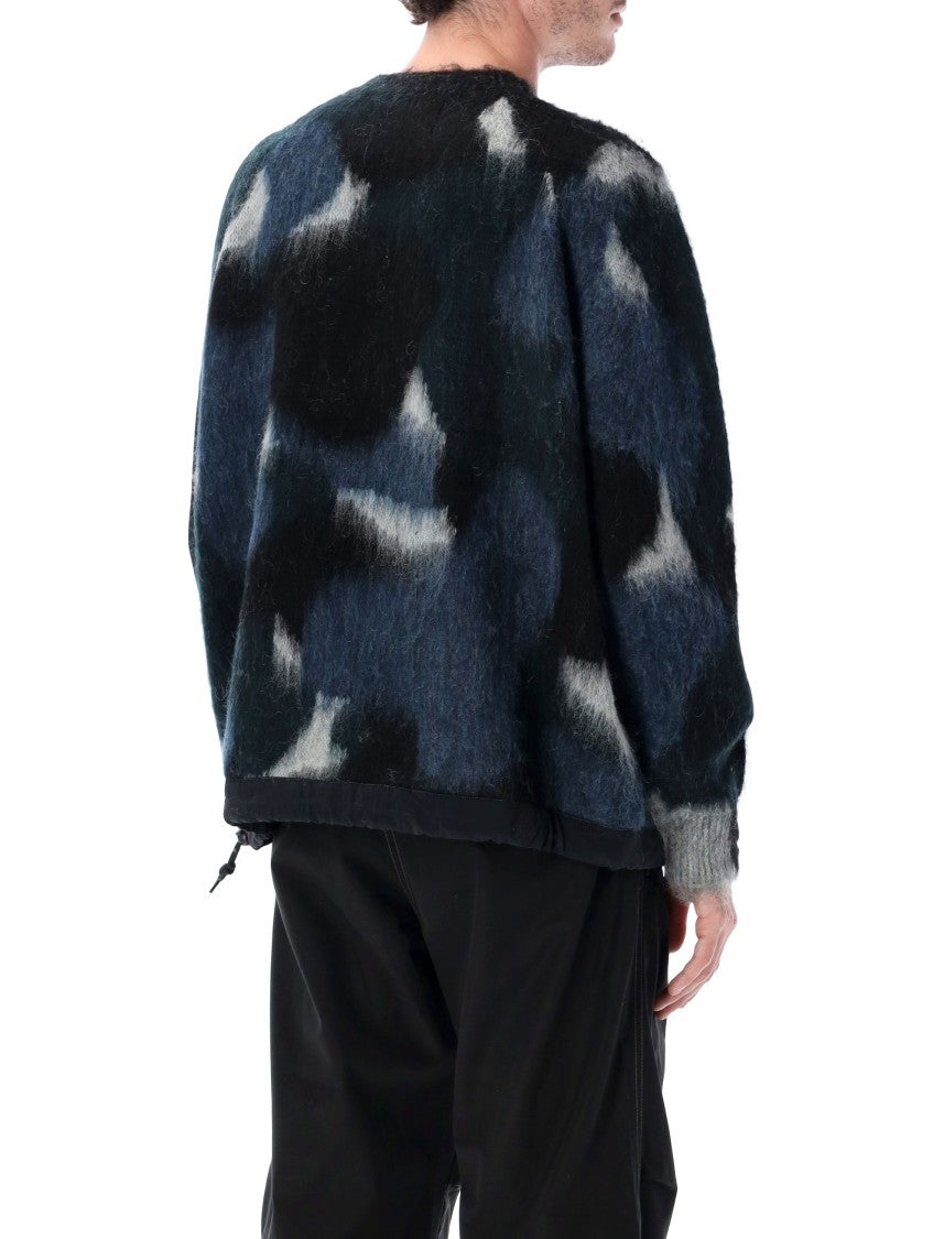 And Wander Multi-Color Shaggy Knit Sweater