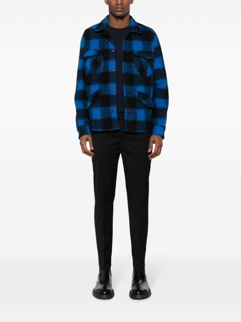 John Smedley Dark Blue Crew Neck Sweater