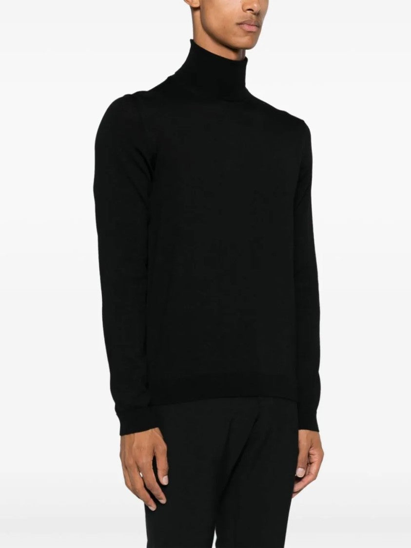 Roberto Collina Fitted Merino Wool Sweater