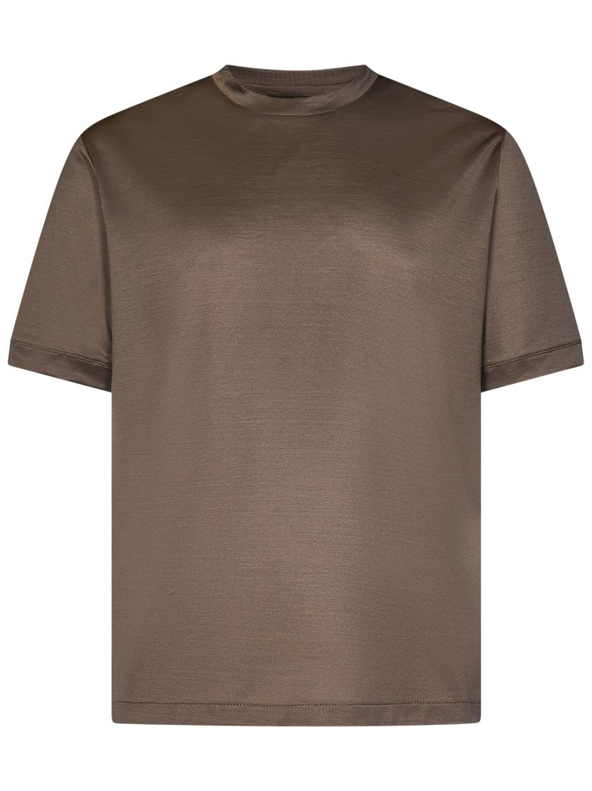 Franzese Collection Beige Short-Sleeved T-Shirt