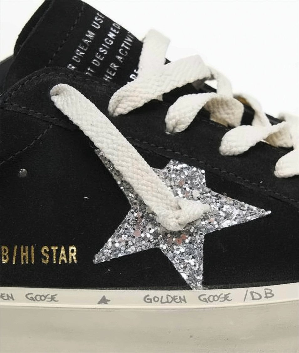 Golden Goose Low-Top Black Suede Sneakers