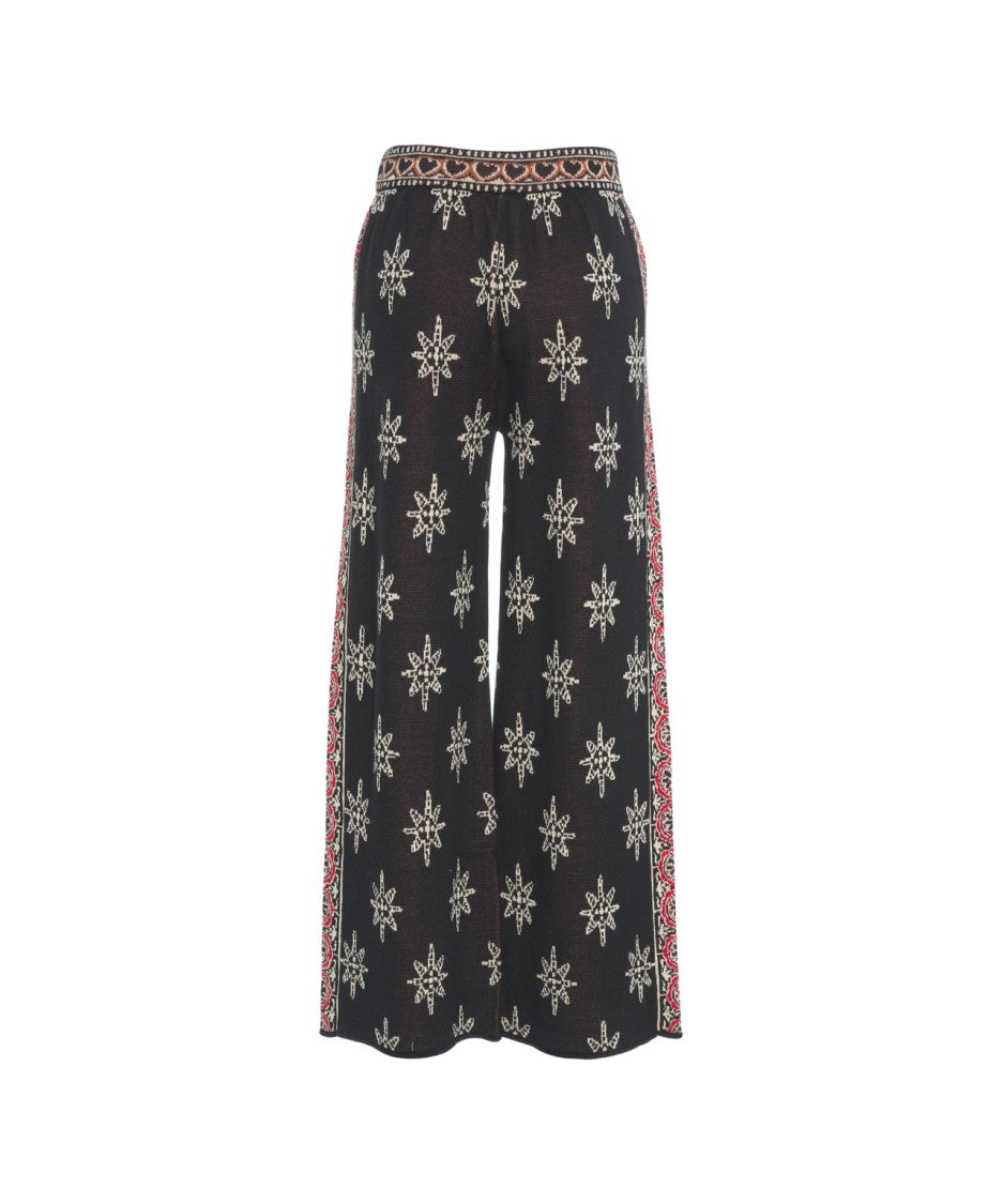 Farm Rio Wide-Leg Palazzo Pants