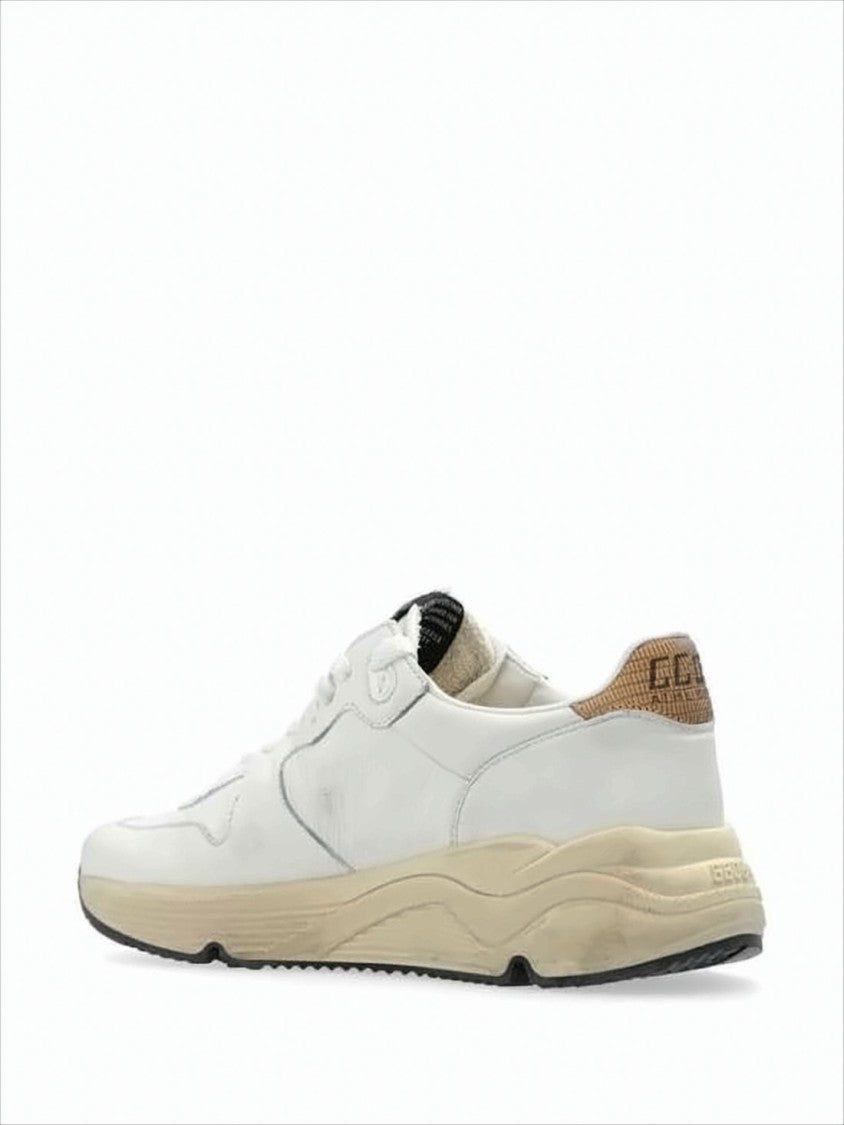 Golden Goose Low-Top Sneakers With Metallic Gold Star Detail
