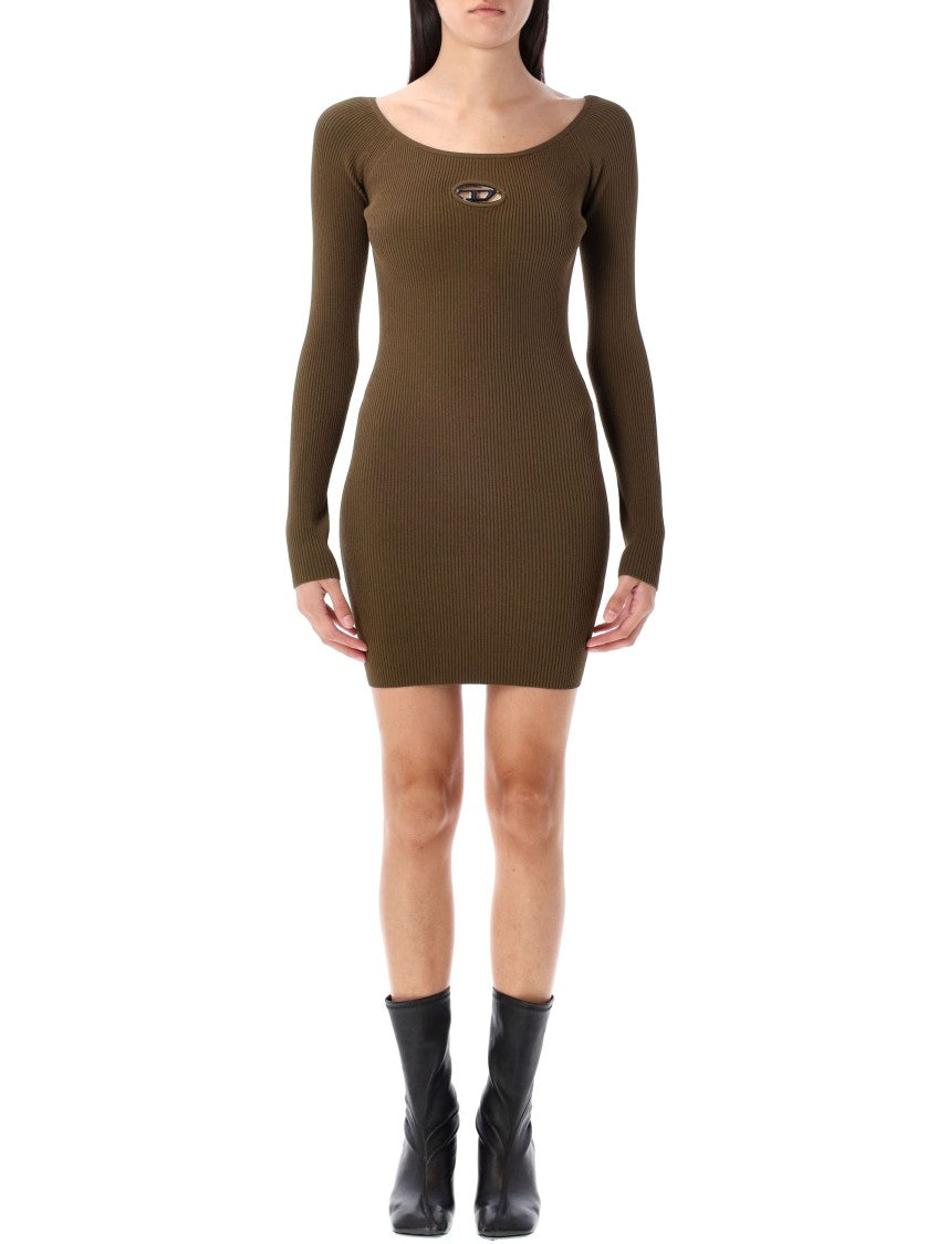 Diesel M-Vera Ribbed Knit Mini Dress