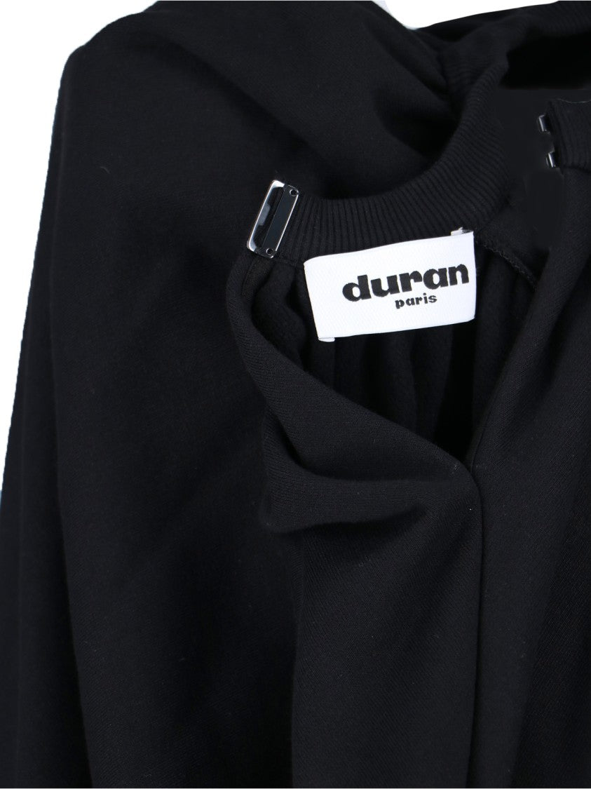 Duran Lantik Draped Maxi Dress – Black