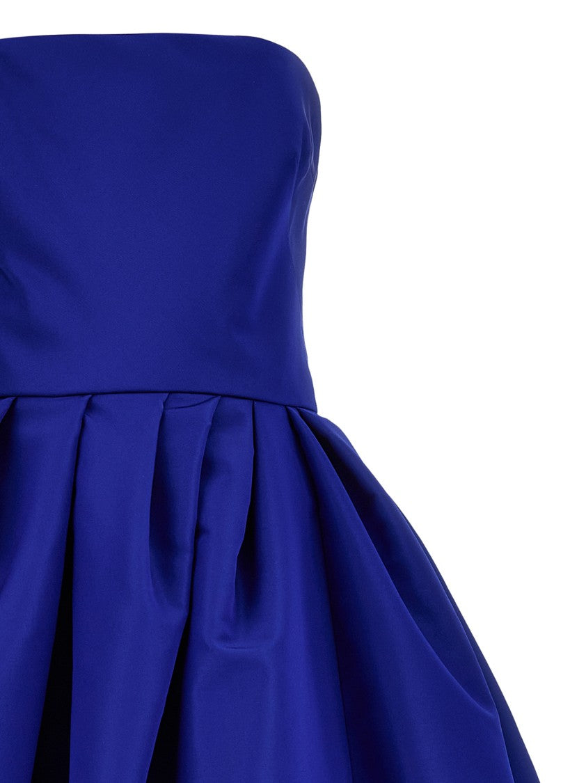 Carolina Herrera Off-The-Shoulder Silk Faille Midi Dress