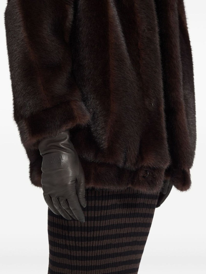 Mm6 By Maison Margiela Gloves In Ovine Leather