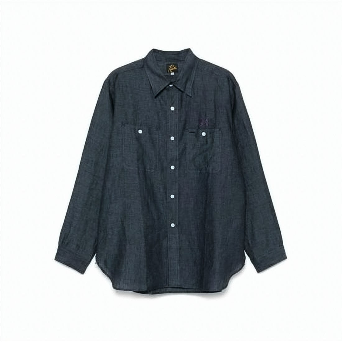 Needles Long Sleeve Casual Shirt With Classic Collar