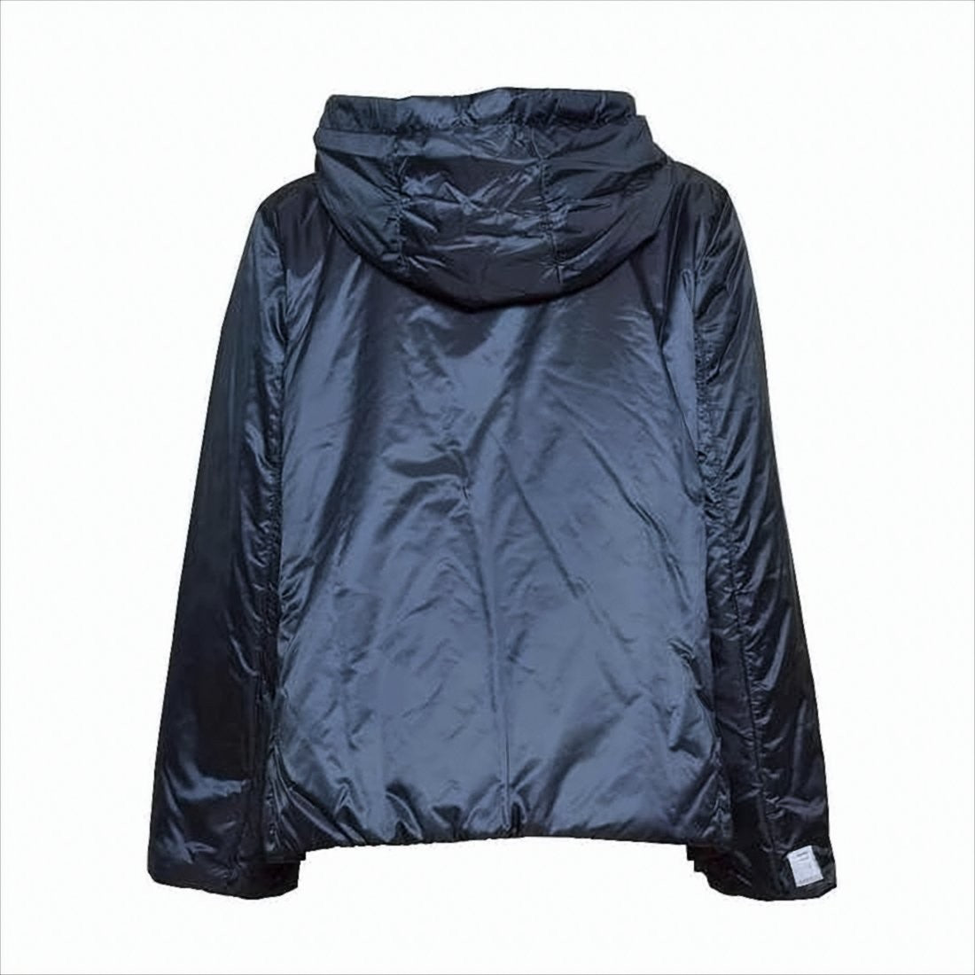 Max Mara Smooth Blue Jacket With Adjustable Hood