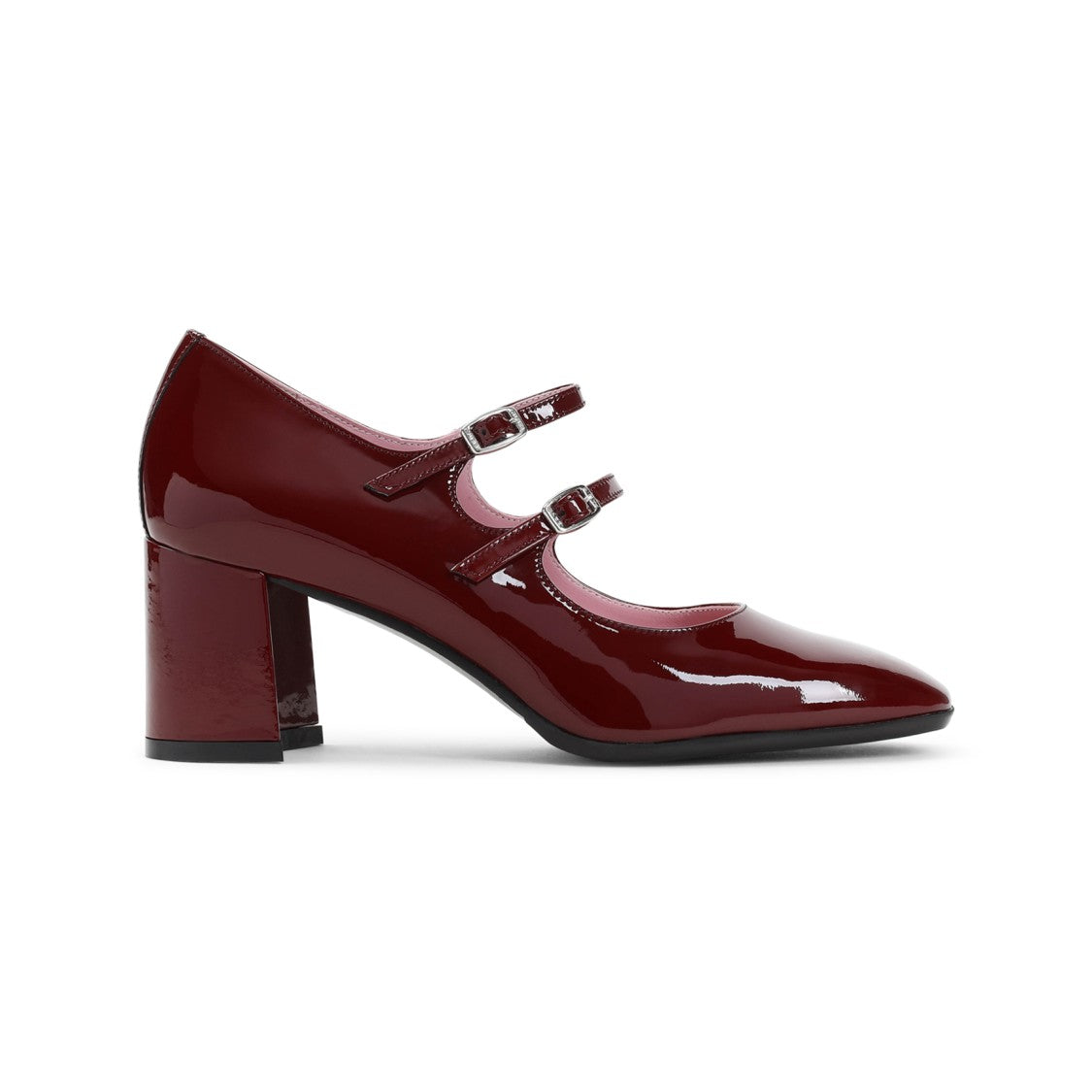 Carel Paris "Alice" Red Leather Pumps