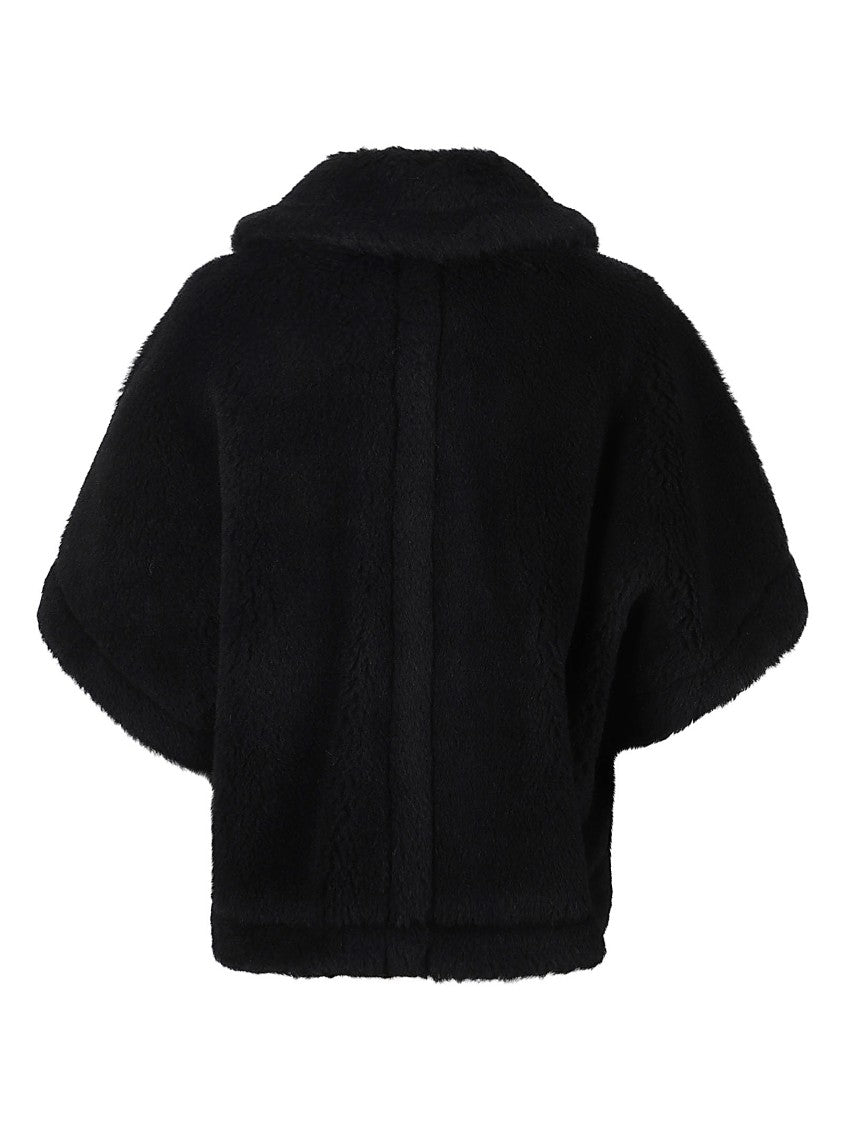 Max Mara Boxy Alpaca-Wool Teddy Cape