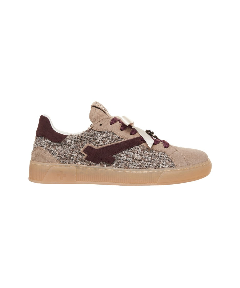 Gio+ Breathable Mesh Sneakers With Suede Details