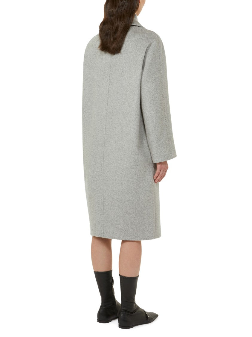 Max Mara Belted Mid-Length Coat With Classic Lapel