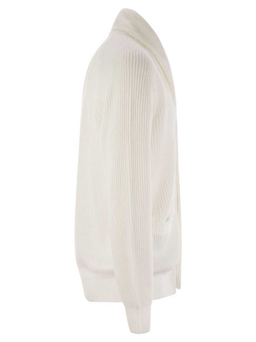 Brunello Cucinelli Buttoned Cotton Rib Cardigan