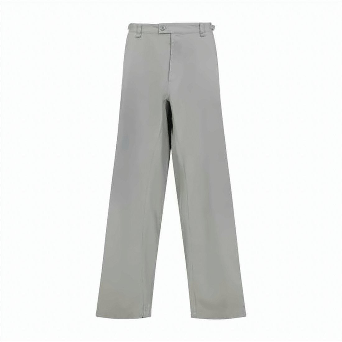 Balenciaga Straight-Leg High-Waist Cotton Casual Pants