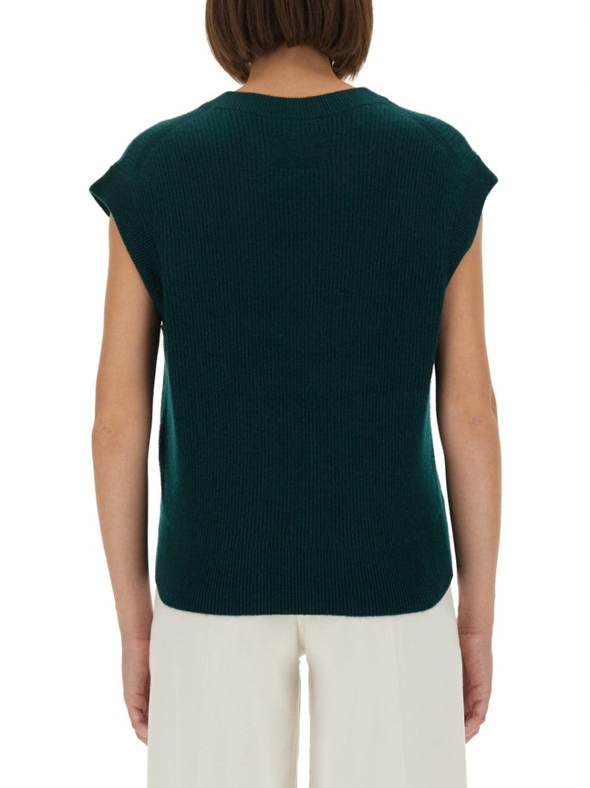 Guest In Residence Ribbed Knit Vest