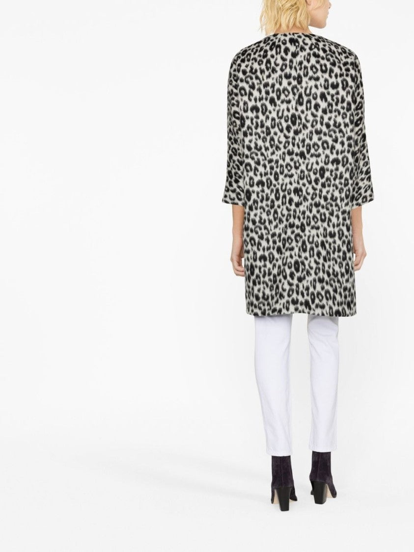 Isabel Marant Leopard-Print Zip-Up Coat