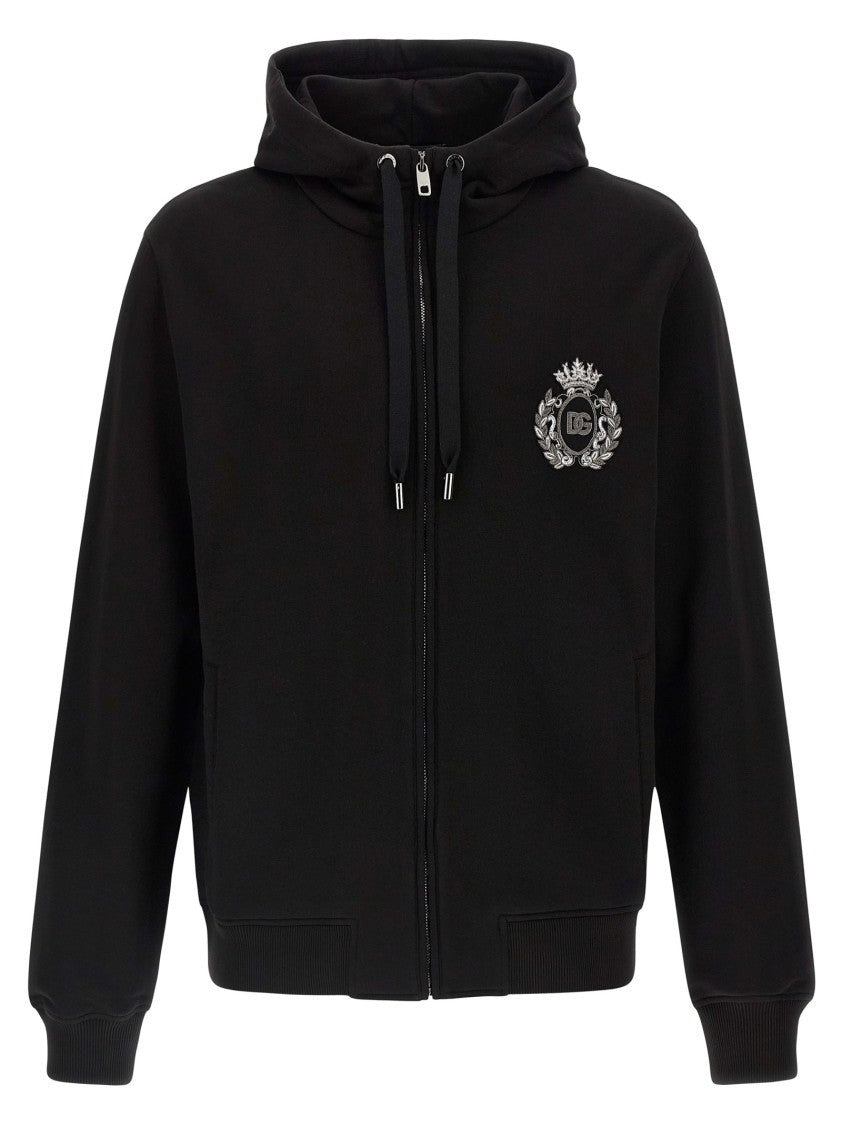 Dolce & Gabbana Heraldic Patch Hoodie