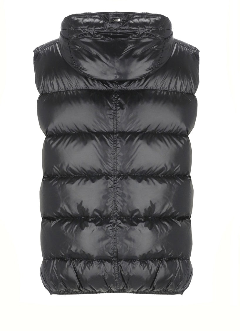 Herno Quilted Vest With Hood