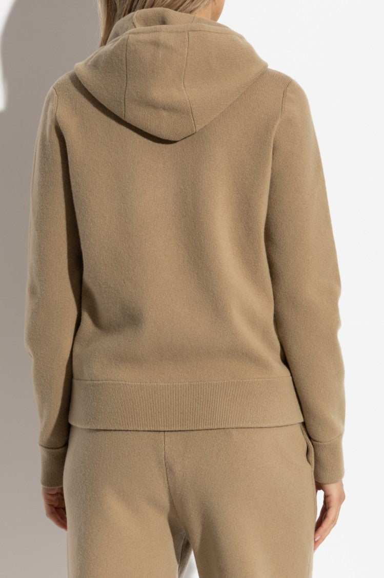 Burberry Cashmere Sweatshirt With Classic Zip-Up Design