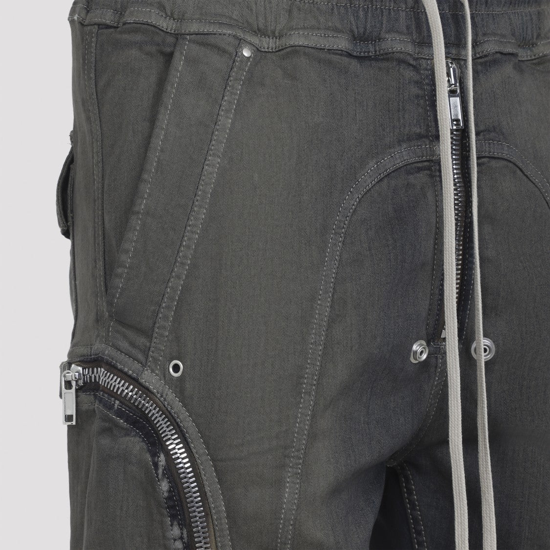 Rick Owens Tapered Fit Black Trousers