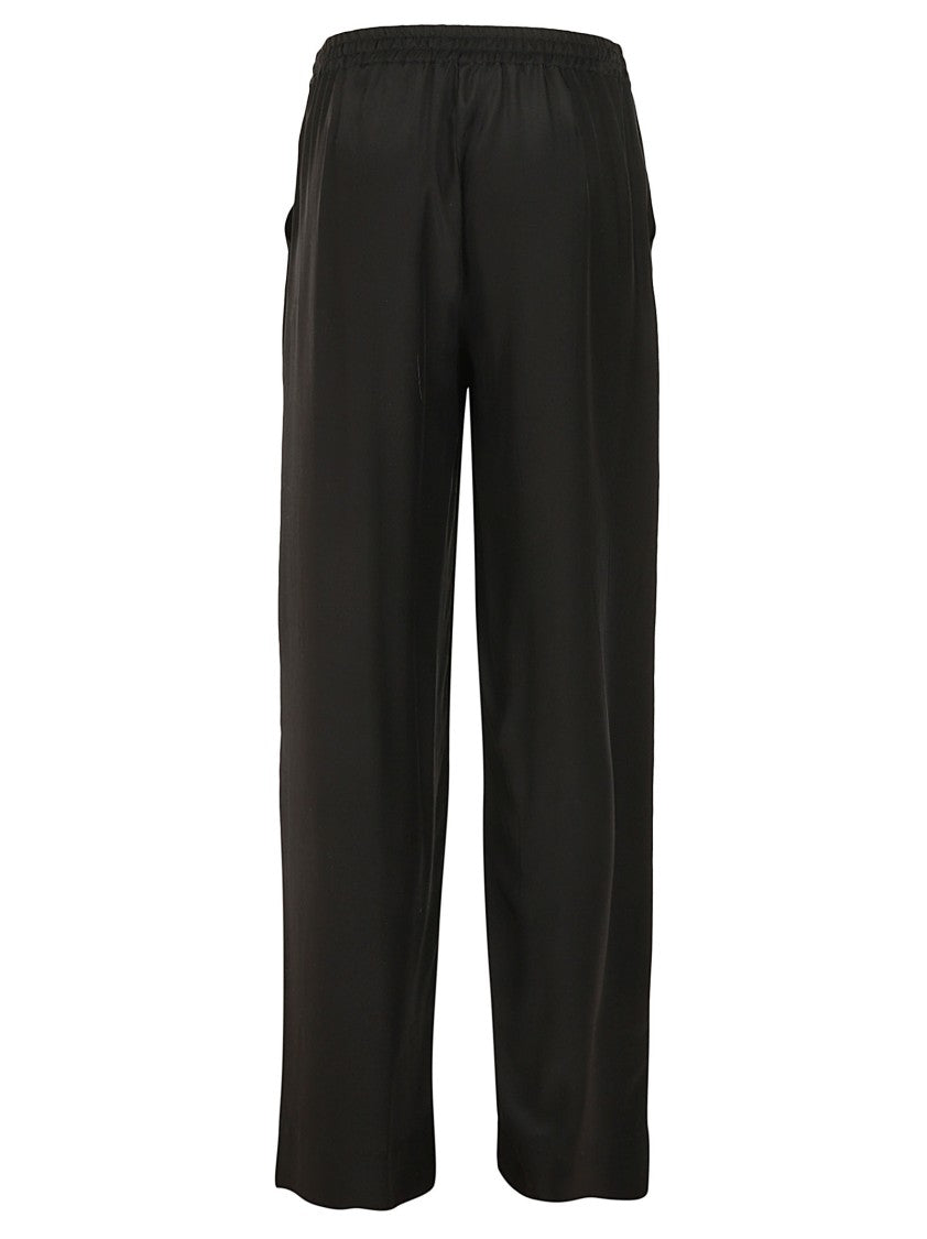 P.A.R.O.S.H. Silk Trousers With Wide Leg And Relaxed Fit