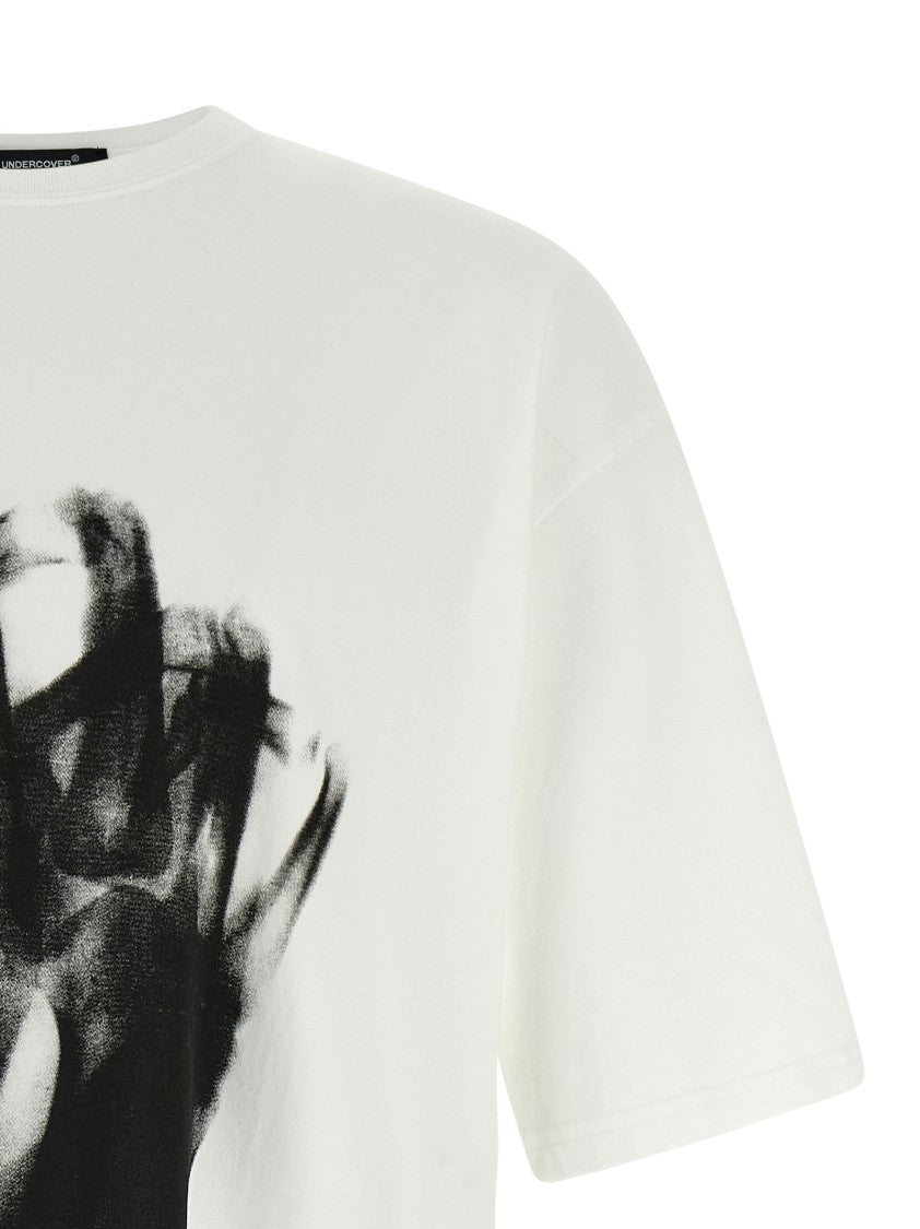 Undercover Oversized Crewneck T-Shirt With Abstract Print