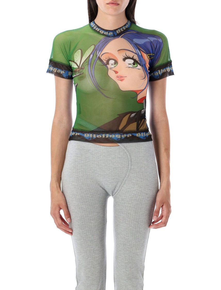 Ottolinger Mesh Manga Tshirt