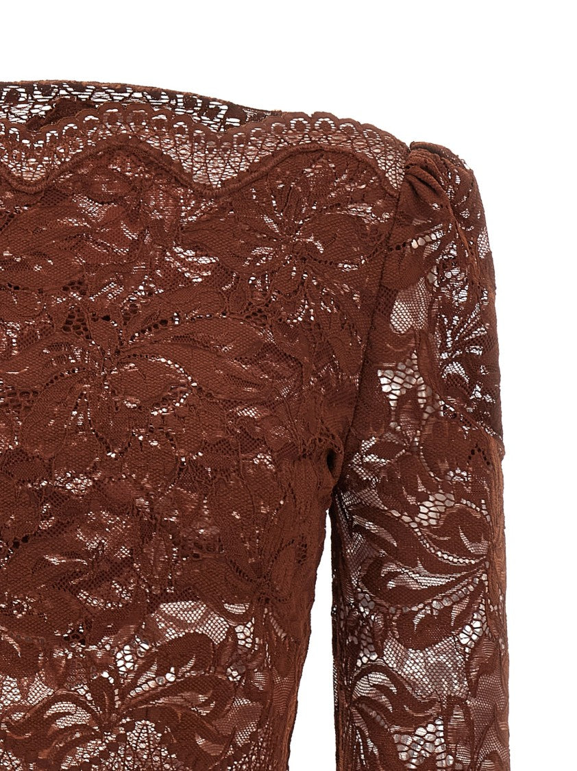 Paco Rabanne Lace Crop Top