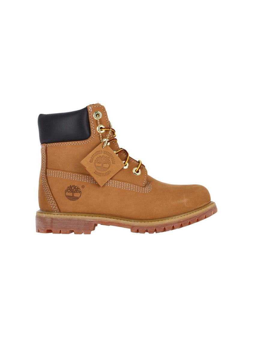 Timberland Sturdy Beige Leather Ankle Boots
