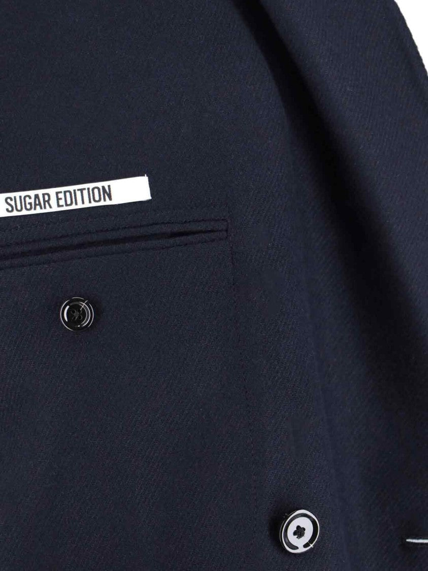 Lardini Double-Breasted Blazer – Navy