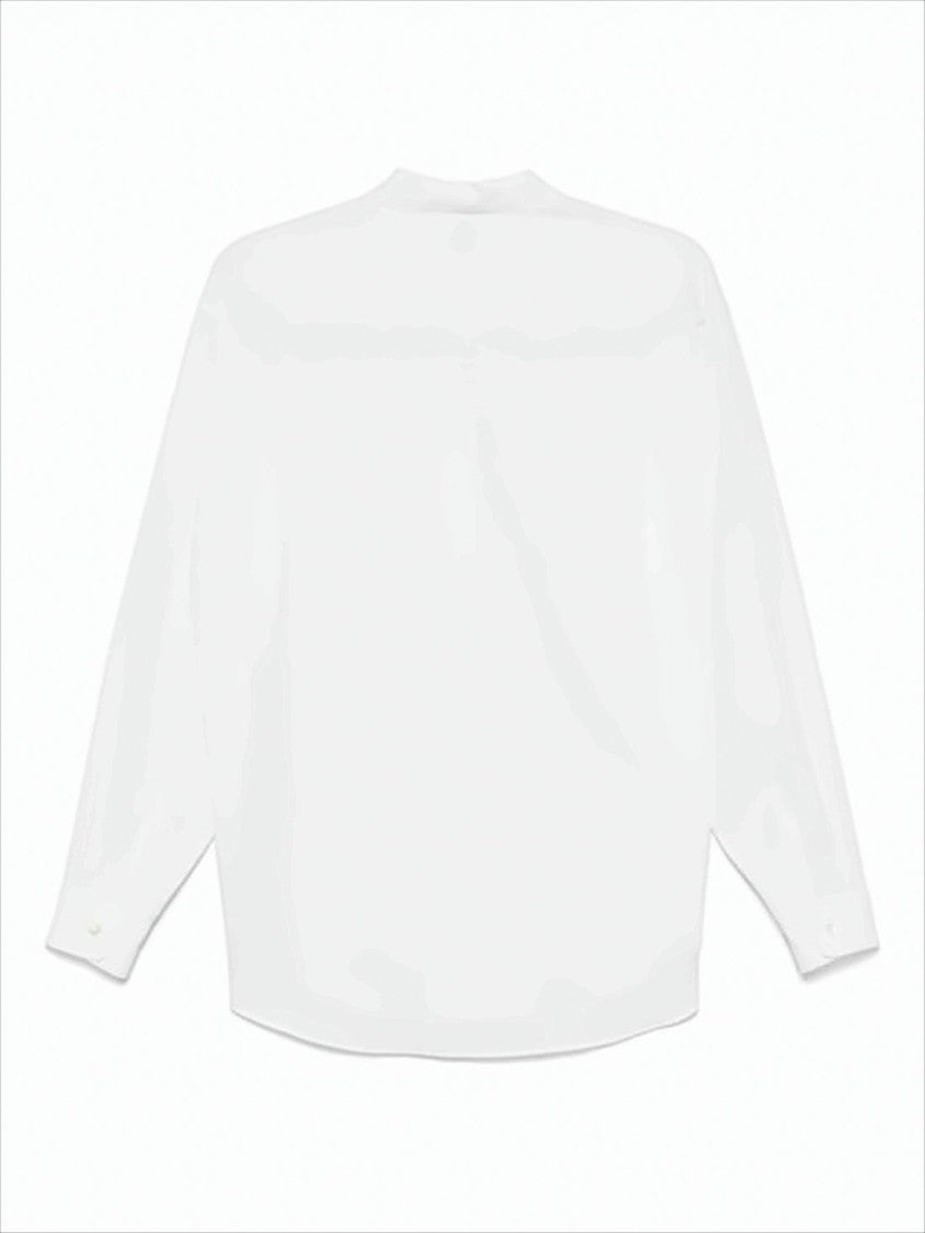 Auralee Long-Sleeve White Cotton Shirt