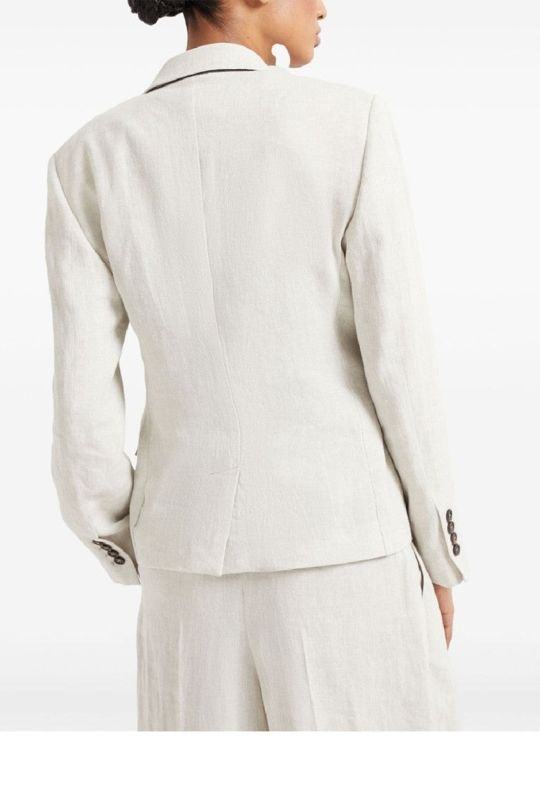 Brunello Cucinelli Tailored Blazer With Classic Lapel