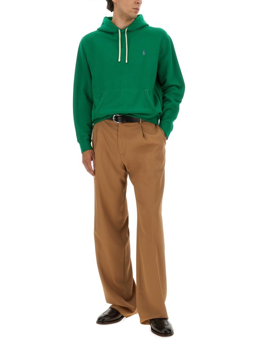 Polo Ralph Lauren Front Kangaroo Pocket Hoodie With Drawstring Hood