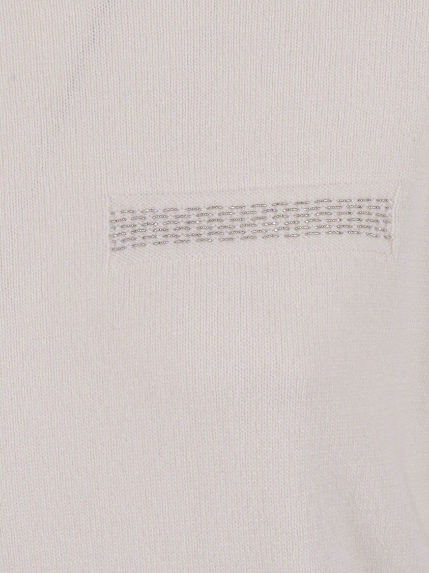 Peserico Relaxed Fit Crew Neck Knit Sweater