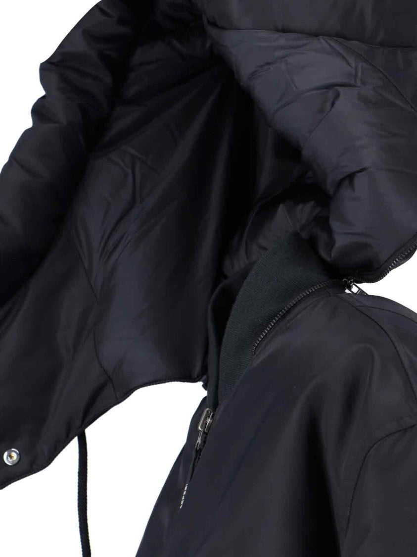 Aspesi Technical Hooded Coat – Navy