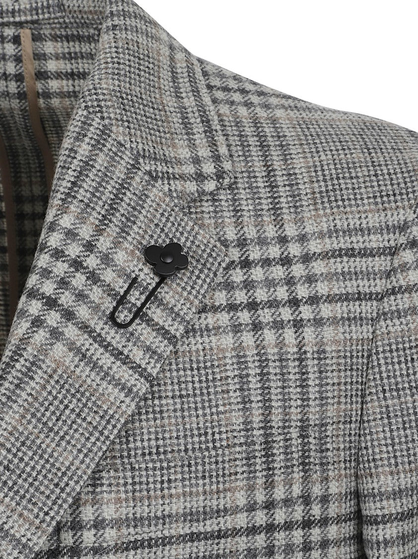 Lardini Wool And Cashmere Twill Jacket
