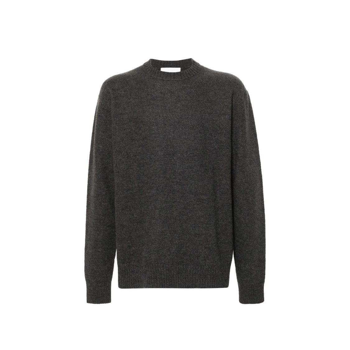 Jil Sander Drop Shoulder Wool Sweater With Crew Neck Design