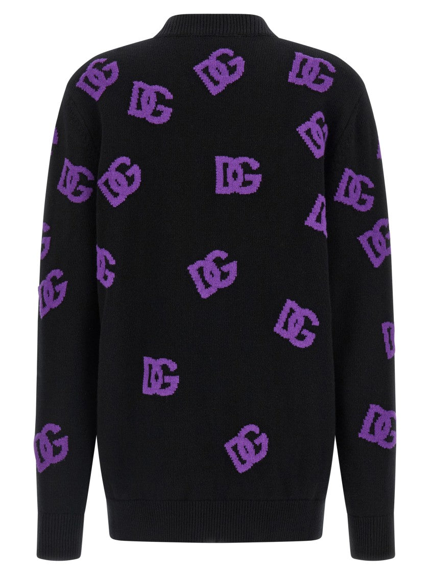 Dolce & Gabbana V-Neck Wool Cardigan