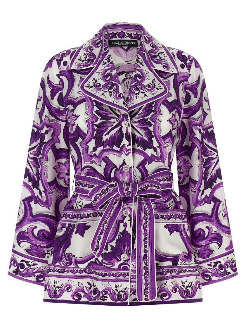 Dolce & Gabbana Silk Pajama Shirt