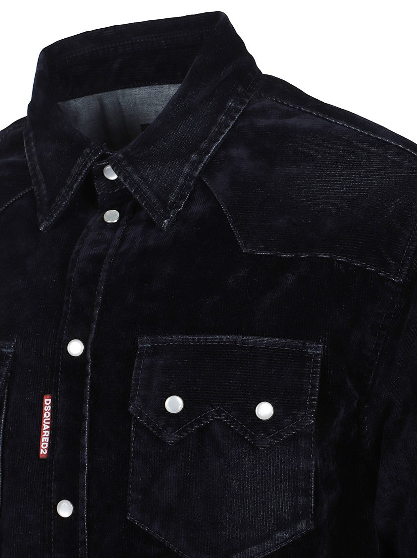 Dsquared2 Flocked Cord Jean Jacket