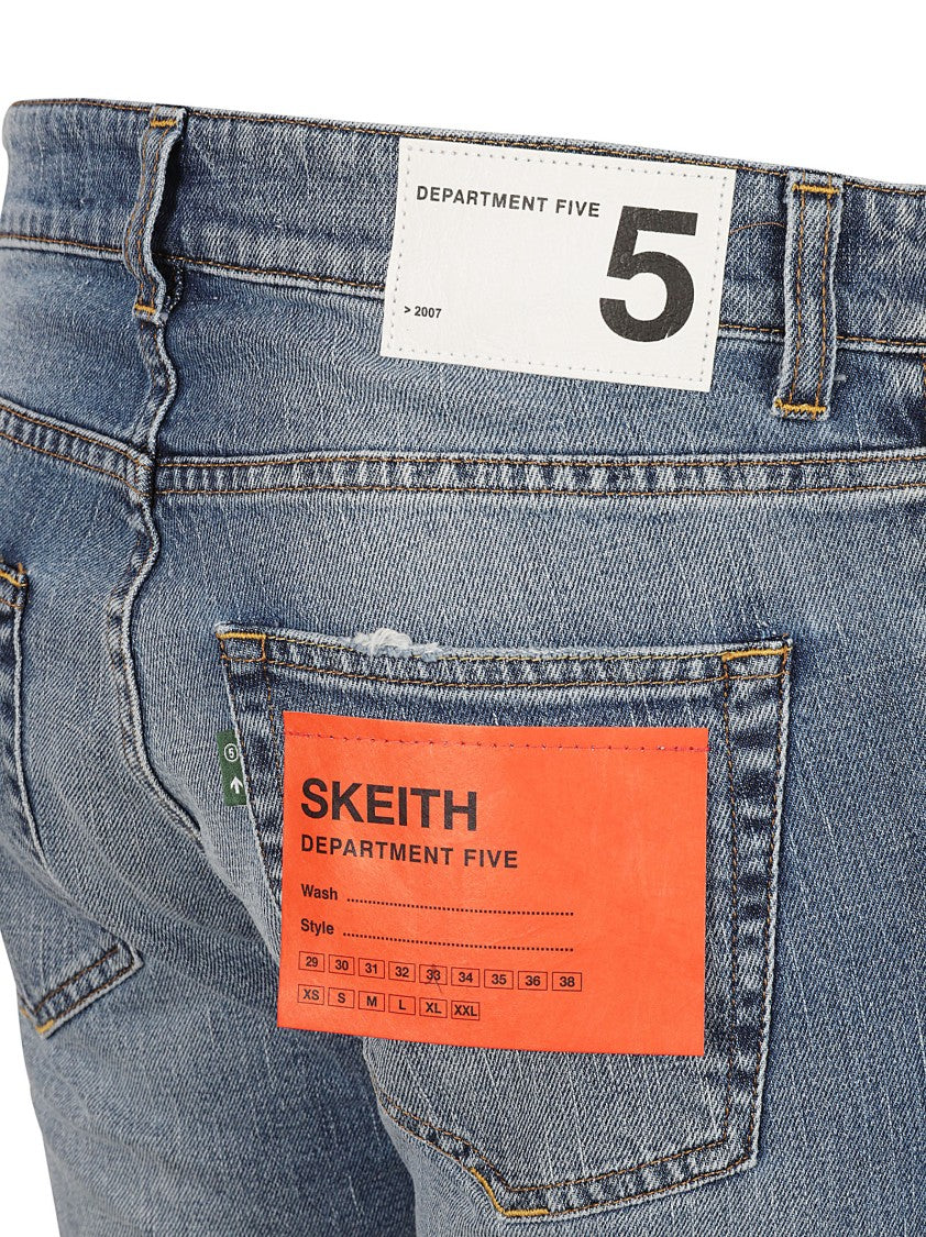 Department Five Classic Five-Pocket Jeans With Subtle Whiskering Details