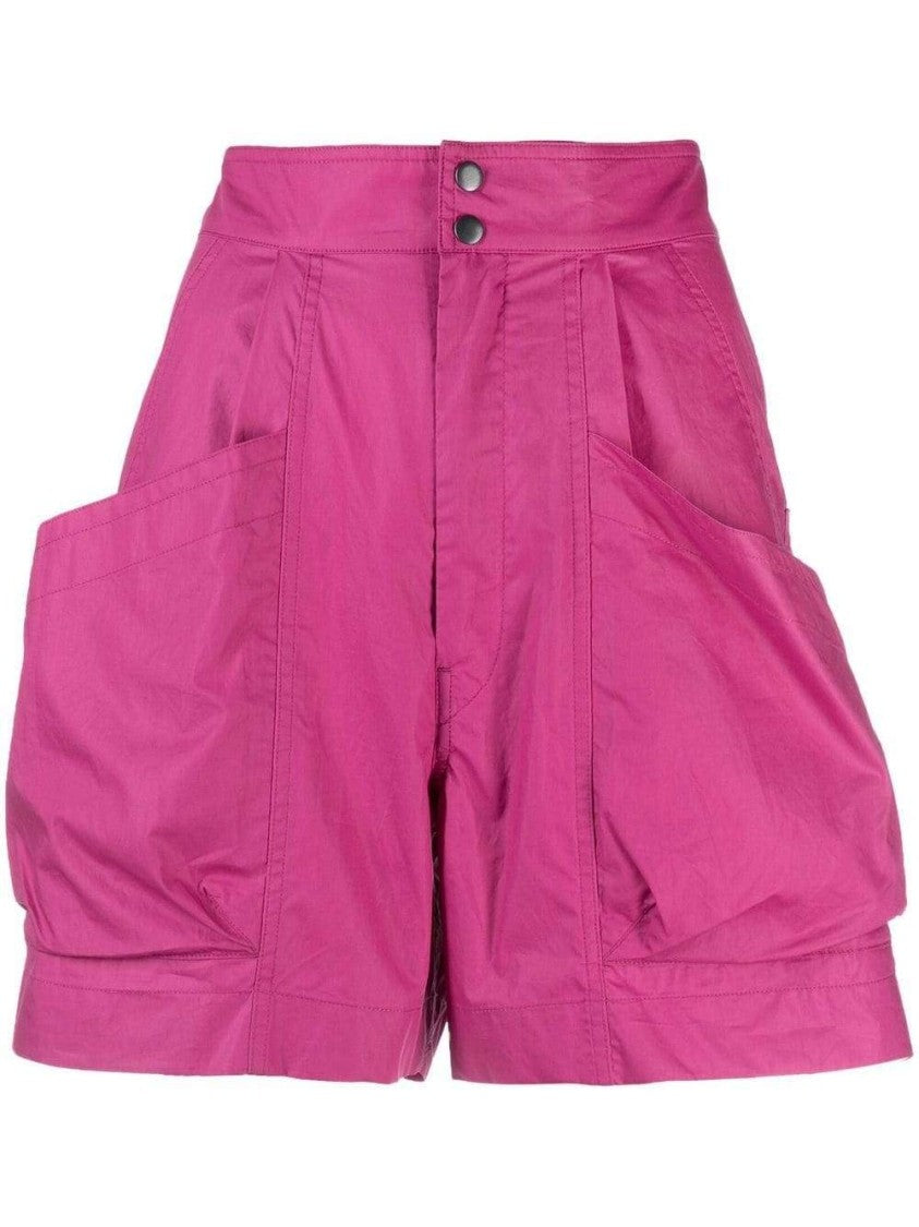 Isabel Marant Étoile High-Waisted Cotton Mini Shorts