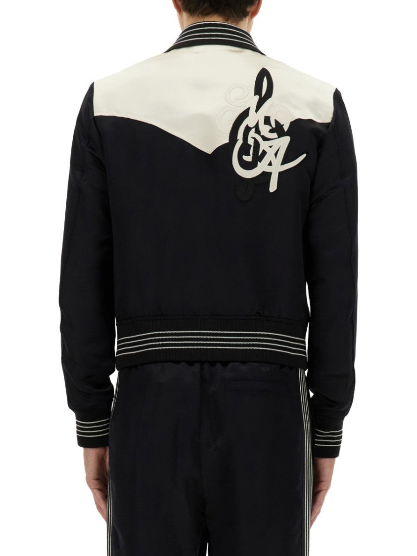 Amiri Black Embroidered Jacket