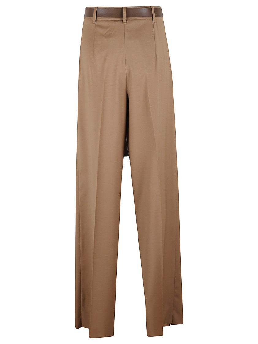Max Mara Tailored Wool Trousers With High Waist